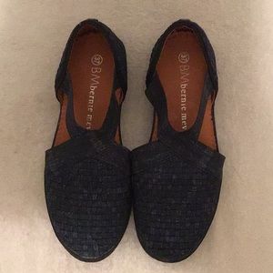 Bernie Mev Blue Slip On Loafers Size 7